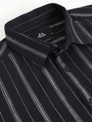 Men Smart Slim Fit Striped Casual Shirt