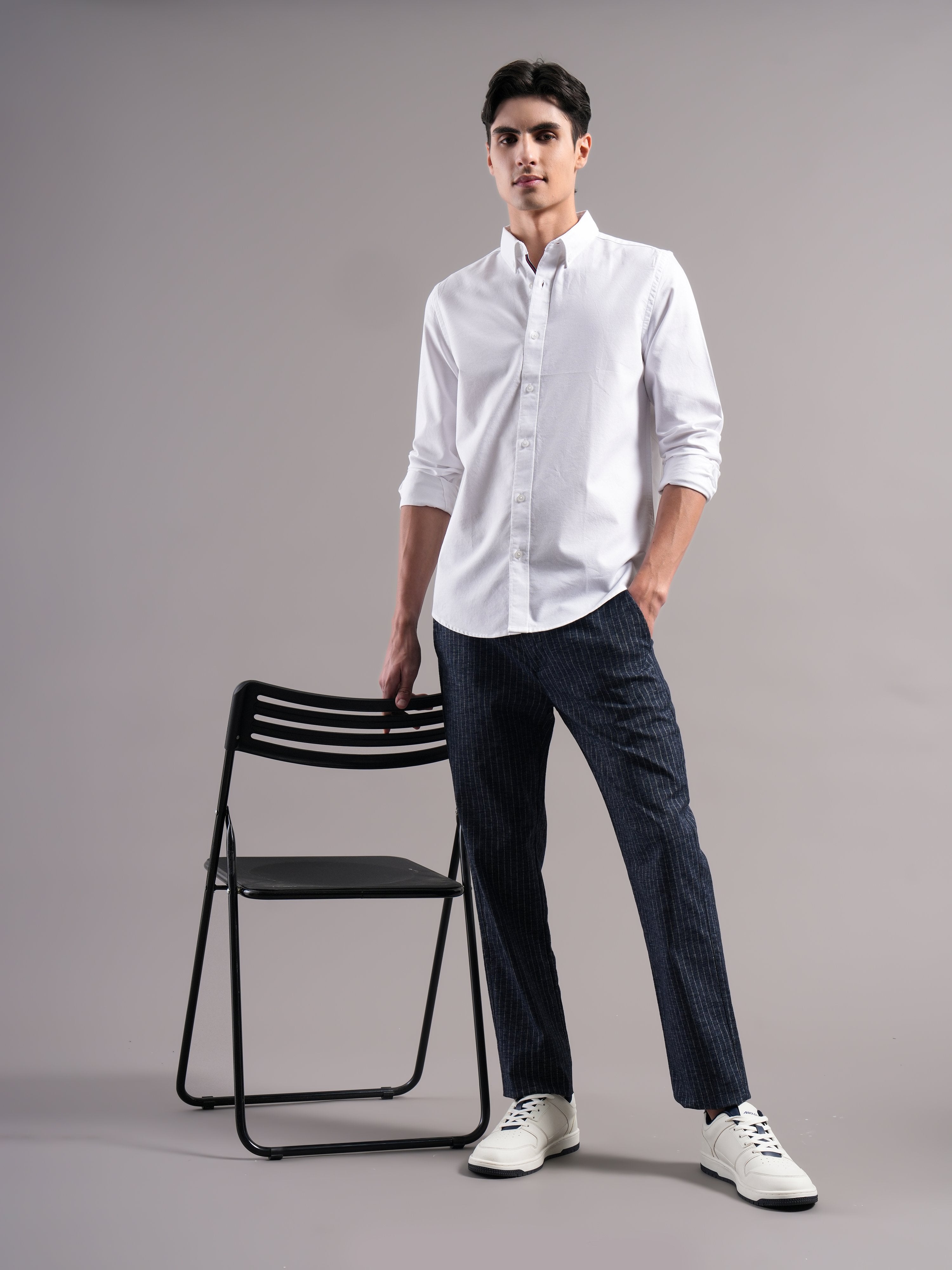 Men Smart Slim Fit Casual Shirt