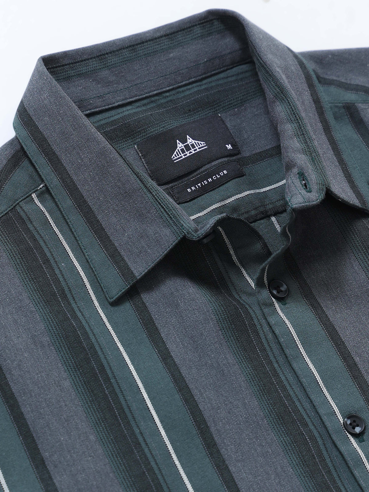 Men's Melange Twill Stripes Shirt