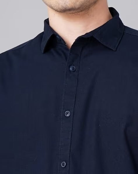 Men's Solid Casual Shirt
