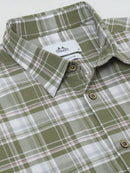 Men Smart Slim Fit Checked Casual Shirt