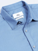 Men Premium Blue Oxford Solid