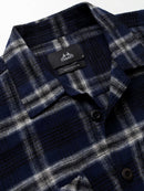 Men Smart Slim Fit Checked Casual Shirt