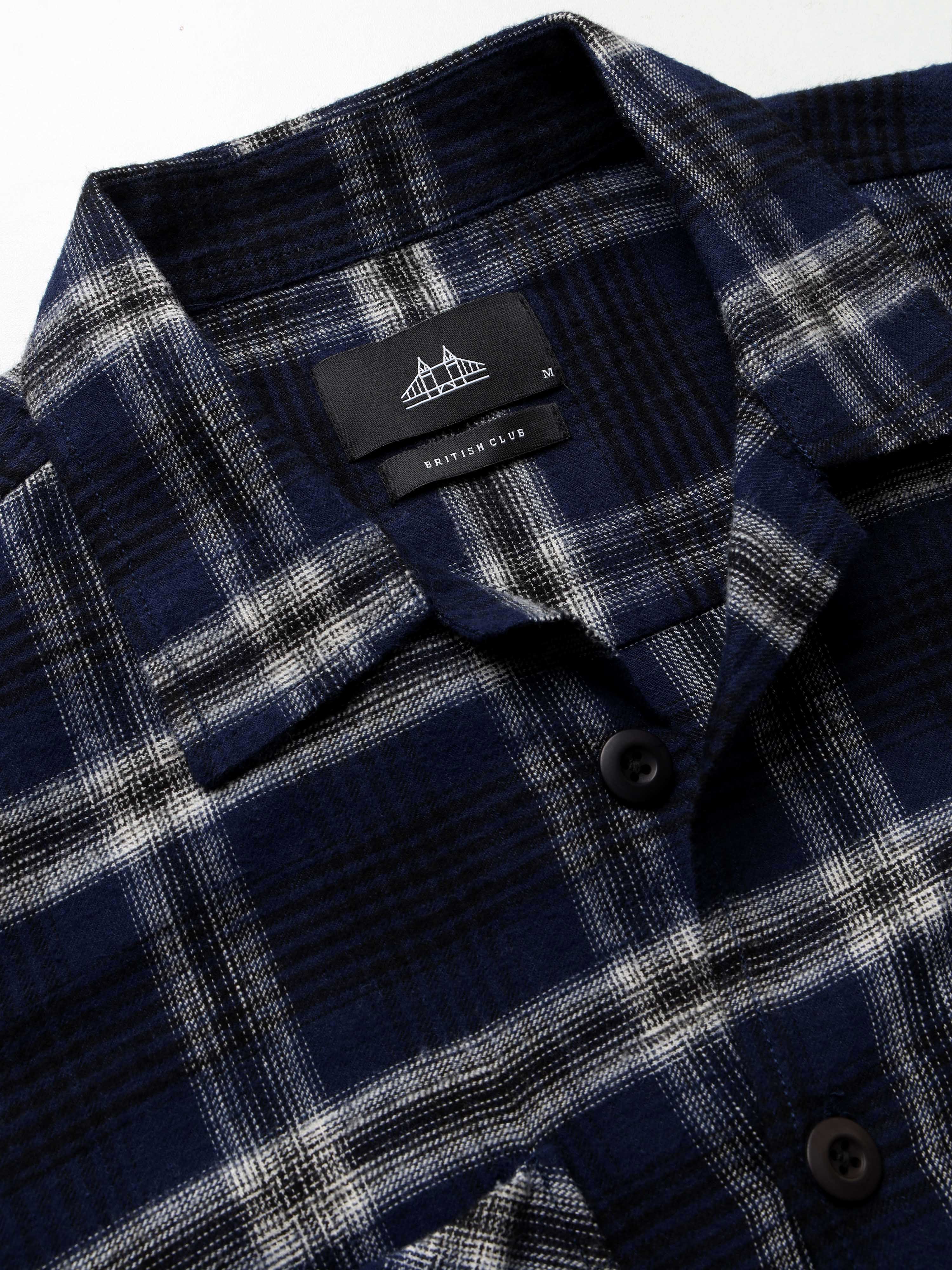 Men Smart Slim Fit Checked Casual Shirt