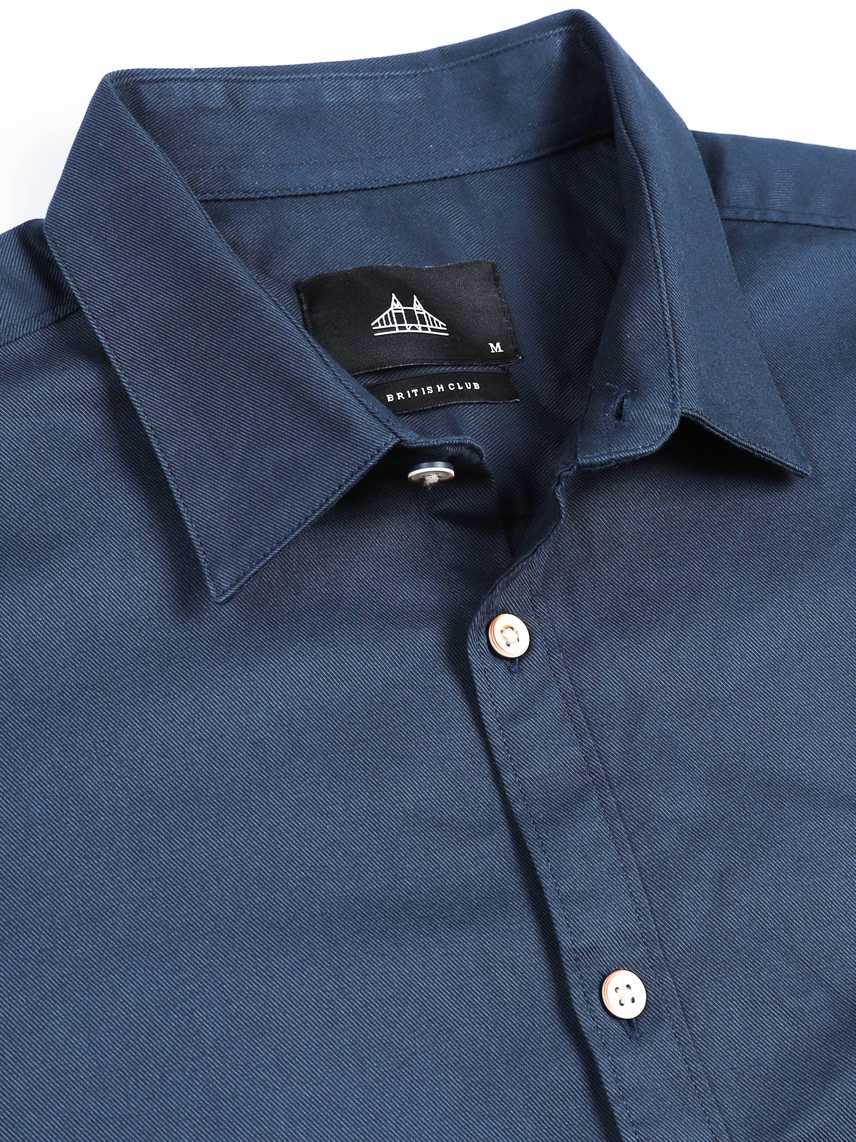 Men's Premium Twill Solid Shirt