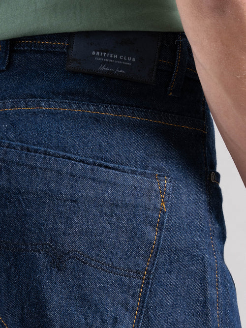 Men Smart Slim Fit Mid-Rise Light Fade Jeans