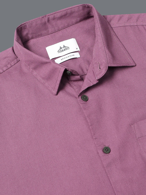 Men Dobby Solid Shirts