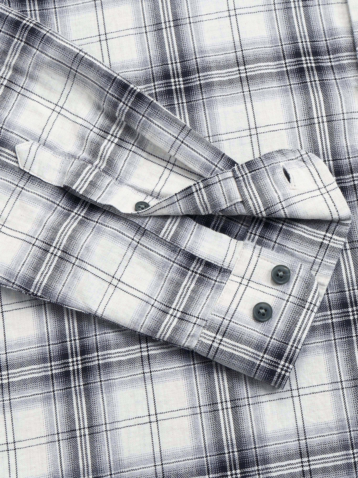 Men's Mellange Twill Checks Shirt