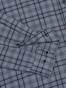 Men's Premium Oxford Grey Checks Shirt