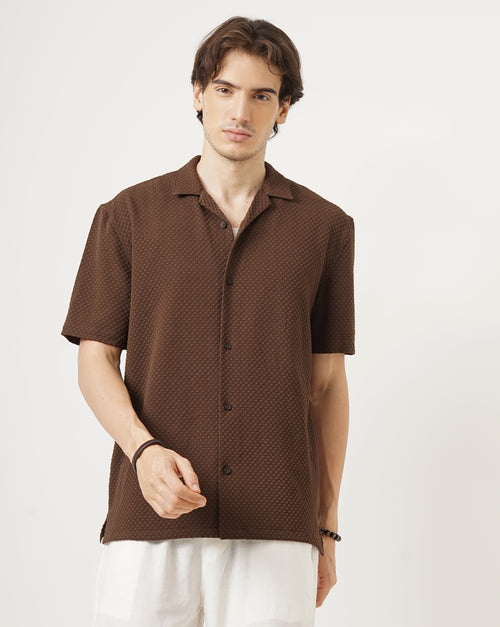 MEN'S SELF DESIGN SHIRT