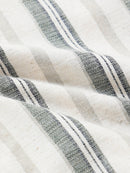Men's Cotton Linen Dobby Stripes Shirt