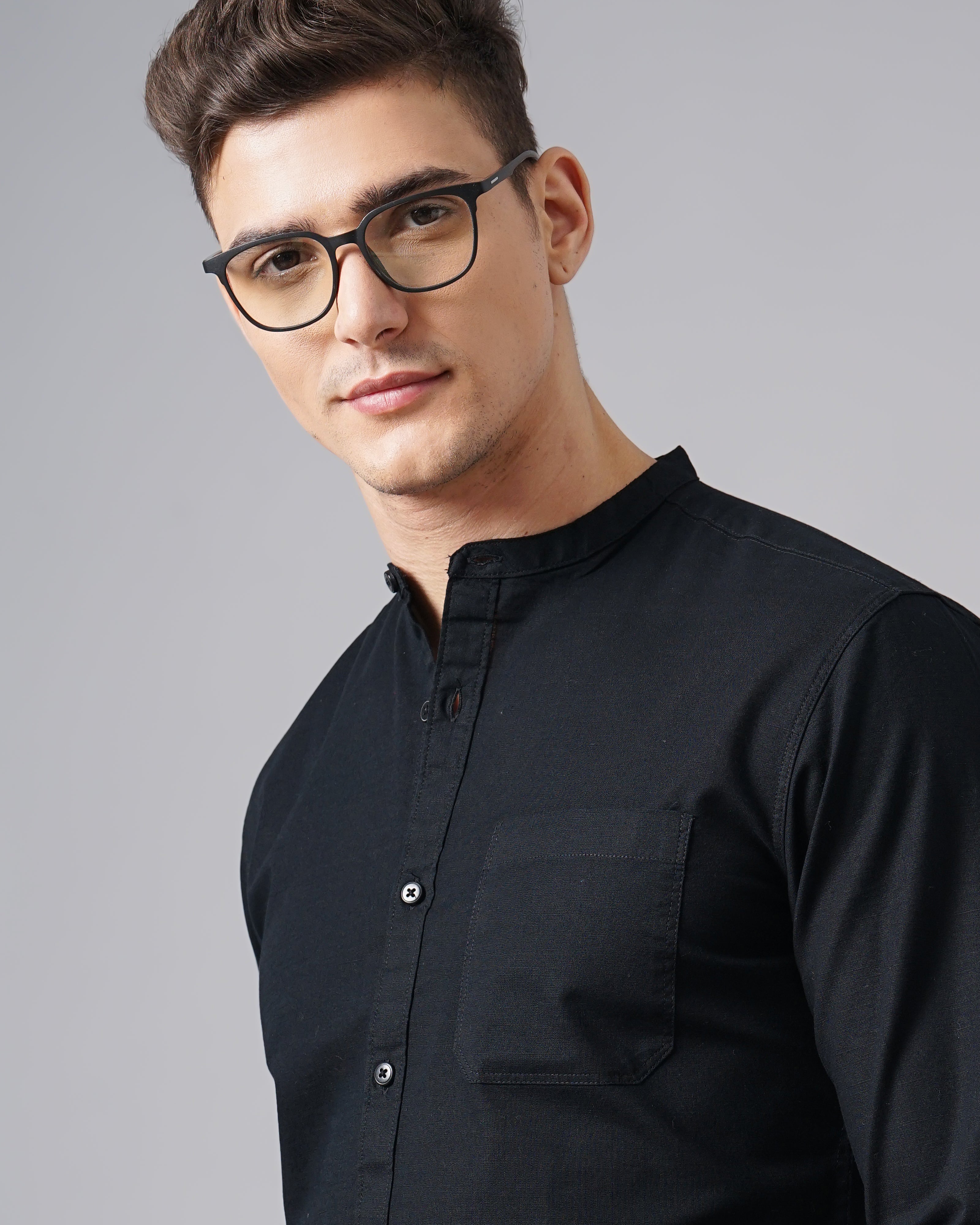 Men's Solid Casual Shirt
