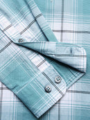 Men's Slim Fit Checked Cotton Shirt