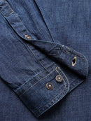 Men's Indigo Denim Slim Fit Shirt