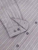 Men Smart Slim Fit Striped Casual Shirt