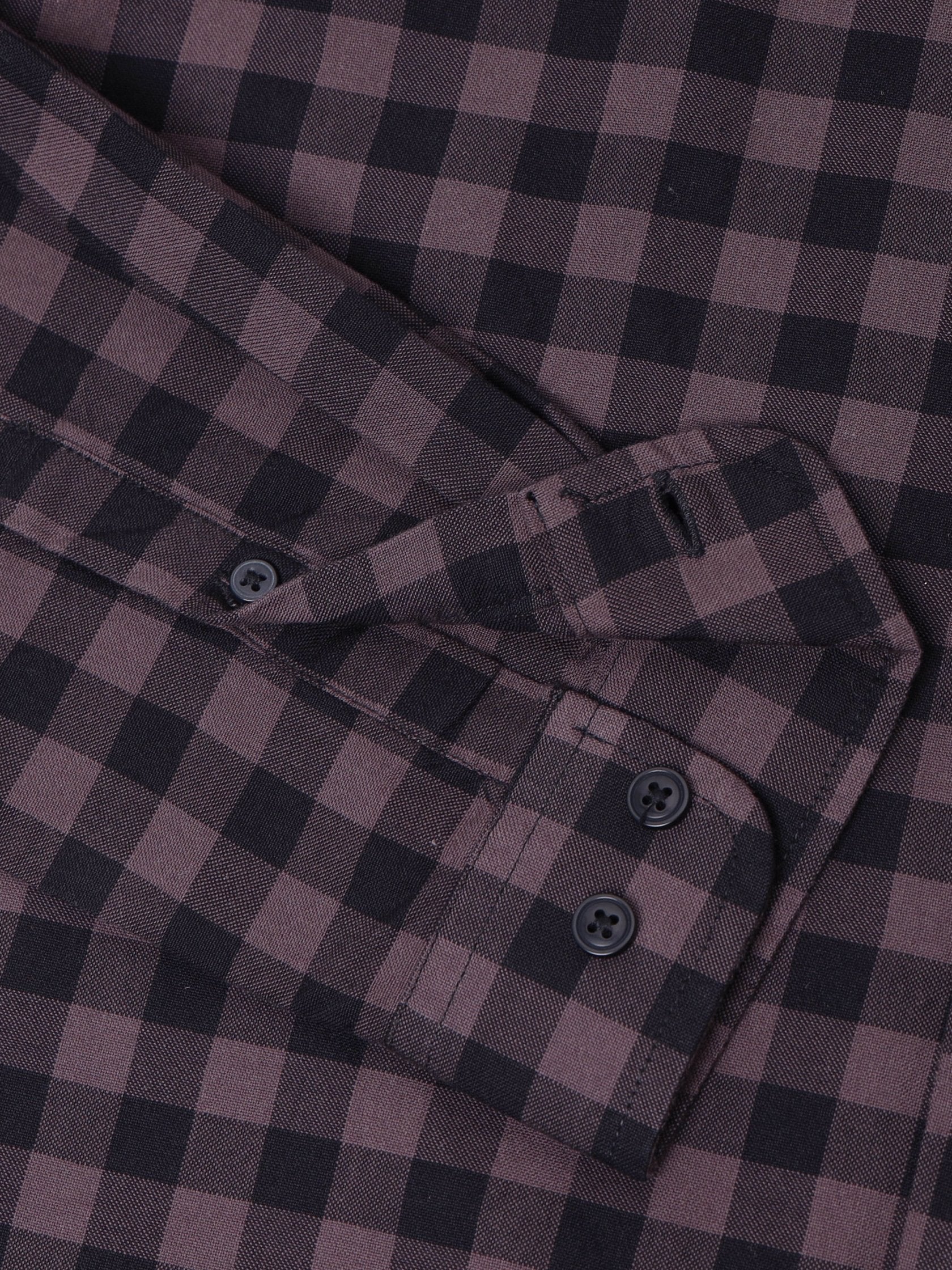 Men Smart Slim Fit Gingham Checks Checked Casual Shirt