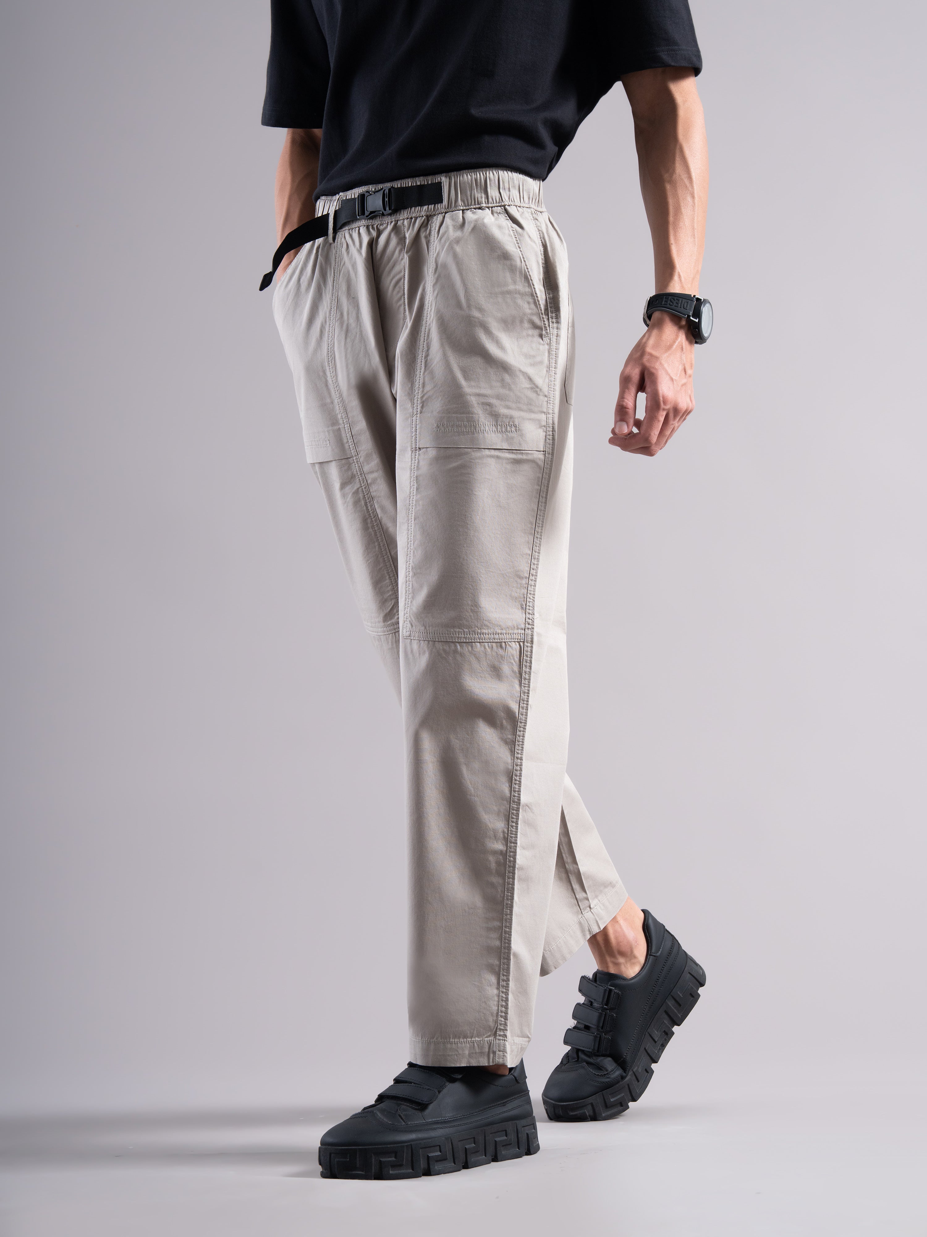 Men Smart Low-Rise Trousers