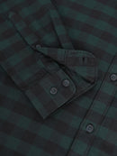 Men Smart Slim Fit Buffalo Checks Checked Casual Shirt