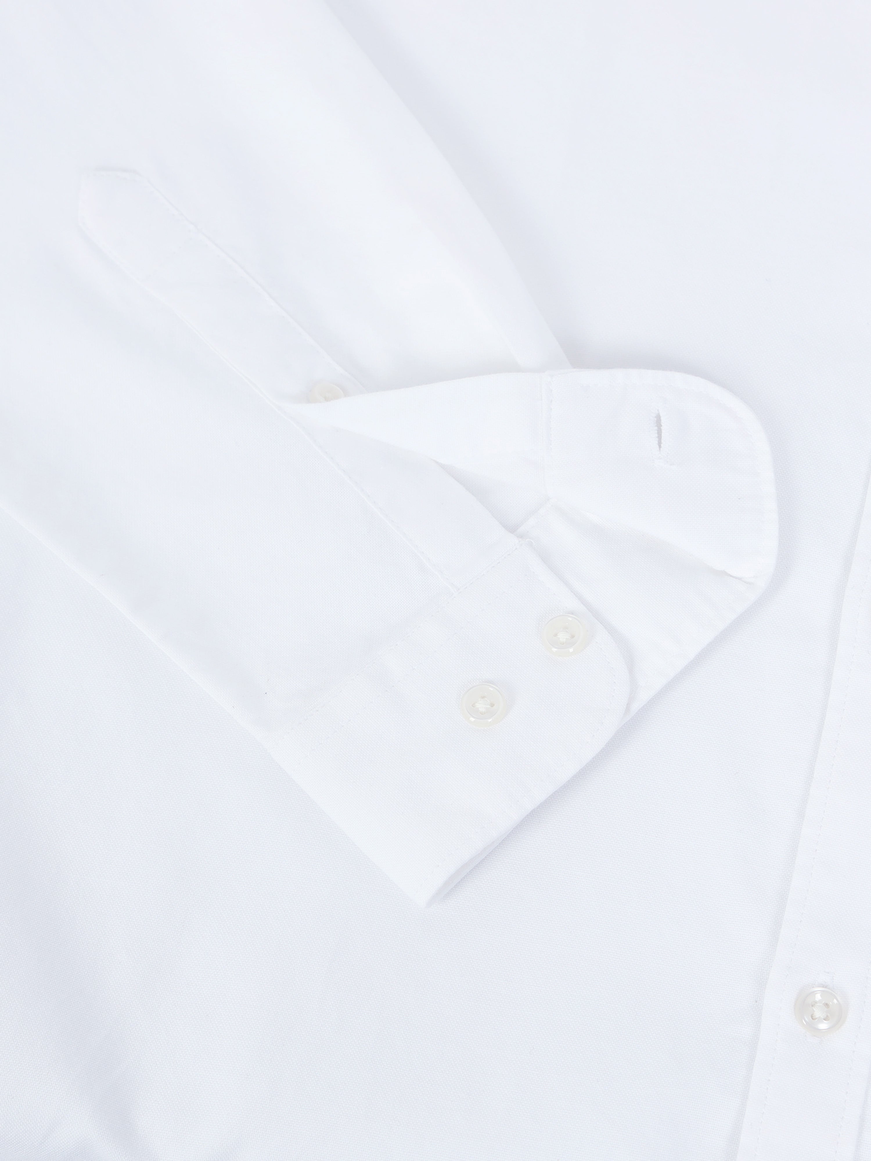 Men Oxford Embroidary Slim Fit Shirt