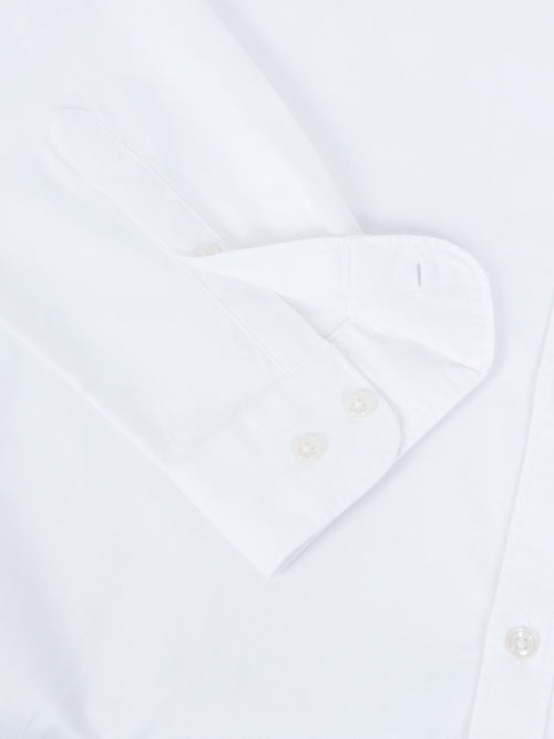Men Oxford Embroidary Slim Fit Shirt