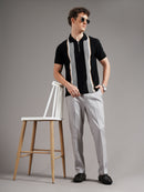 Men Tailored Straight Fit Low-Rise Trousers