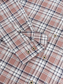 Men Smart Slim Fit Tartan Checks Checked Casual Shirt