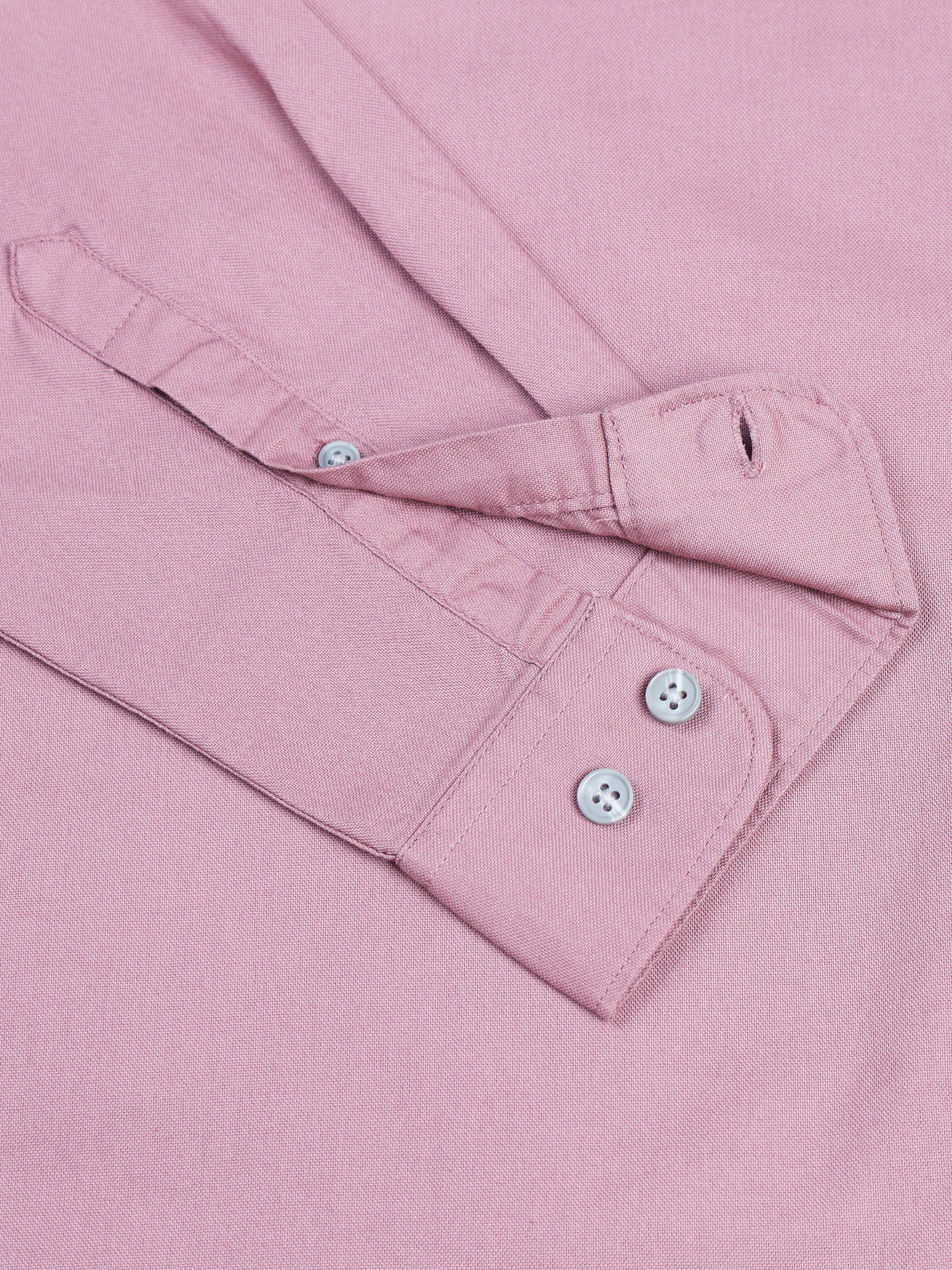 Men Premium Mauve Oxford Solid