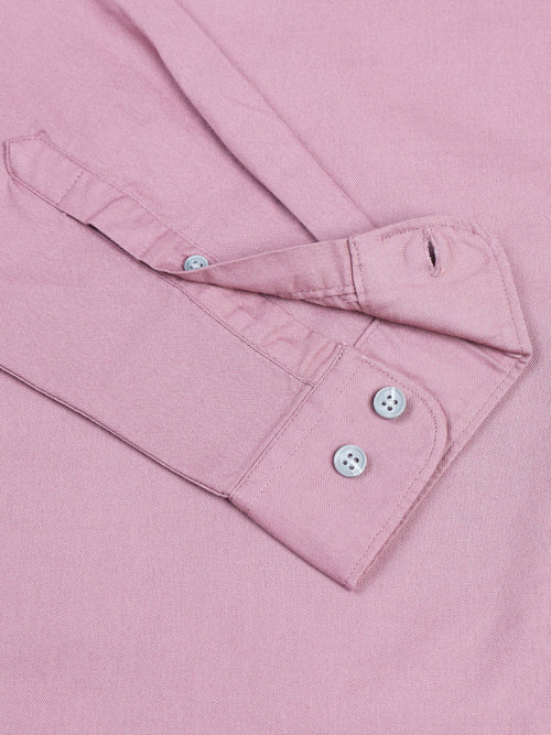 Men Premium Mauve Oxford Solid