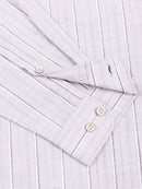 Men's Oxford Stripes Taupe Shirt