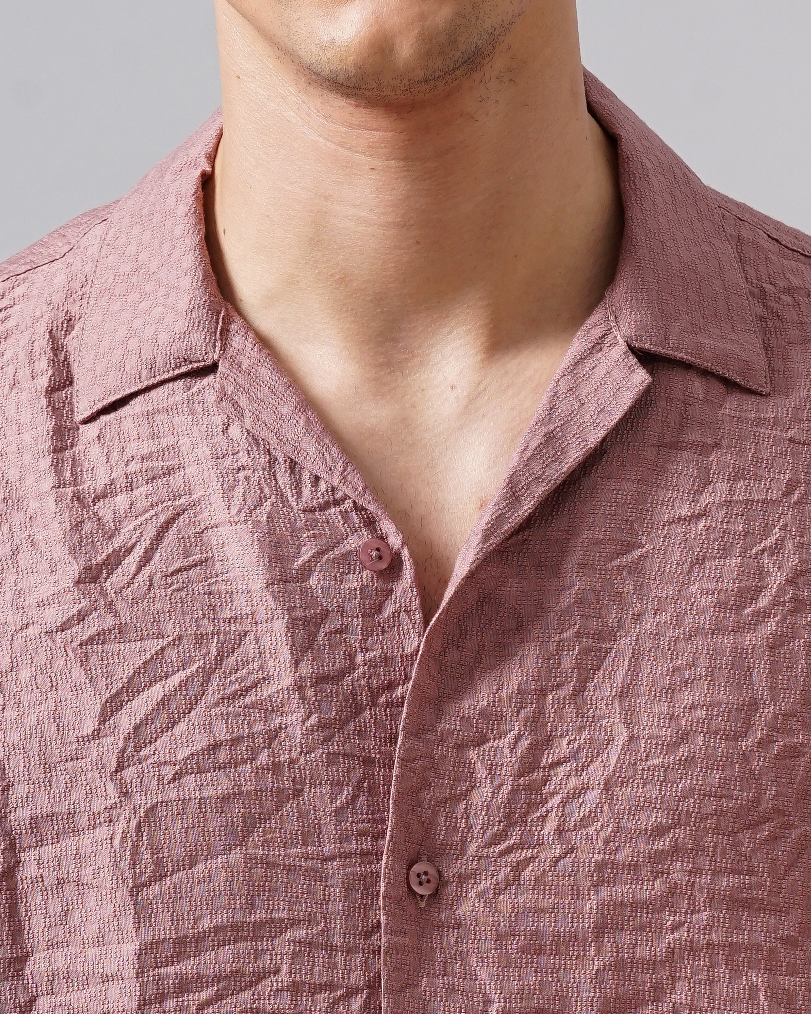 MEN'S SELF DESIGN SHIRT