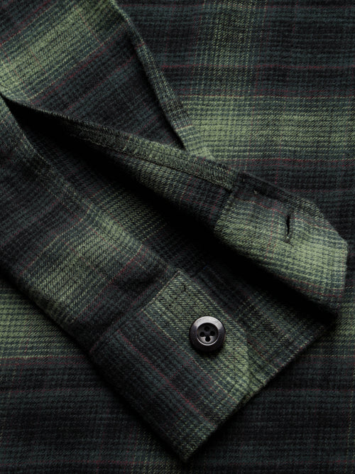 Men's Flannel Checked Slim Fit Shirt
