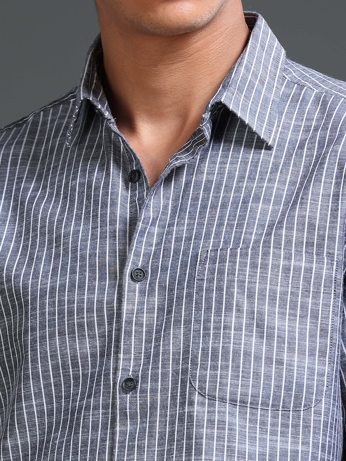 Men Stripes Shirts