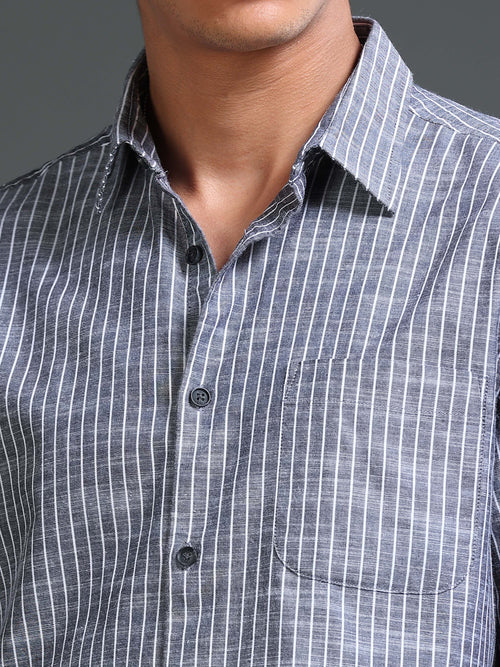 Men Stripes Shirts