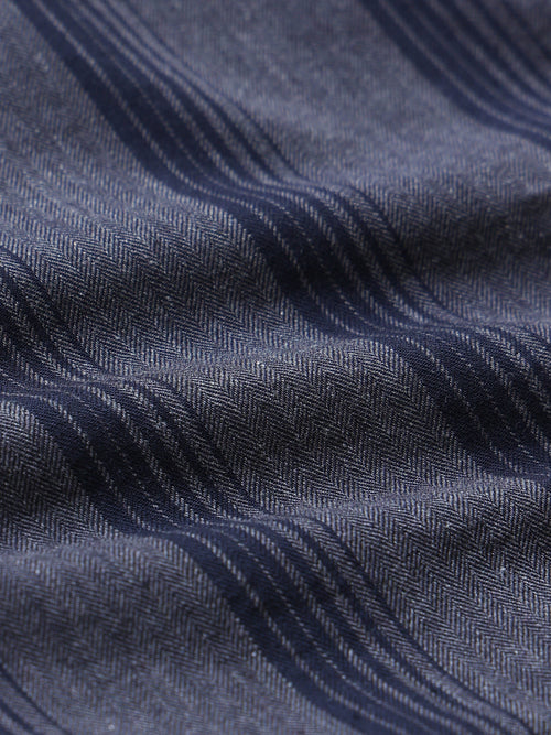 Men's Melange Twill Stripes Shirt