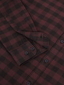 Men Smart Slim Fit Gingham Checks Checked Casual Shirt