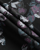Smart Slim Fit Floral Printed Spread Collar Cotton Casual Shirt