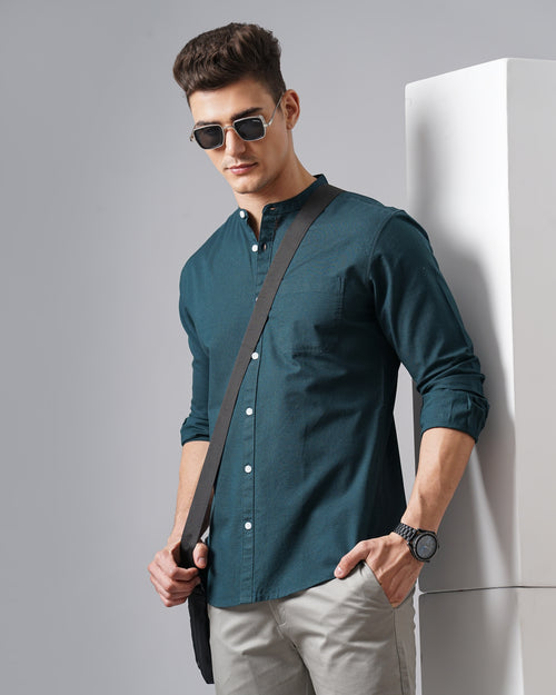 Men's Solid Casual Shirt