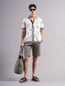 Men Smart Floral Printed Casual Shirt