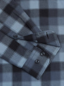 Men's Premium Oxford Blue Checks Shirt