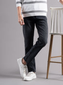 Men Smart Slim Fit Mid-Rise Light Fade Jeans