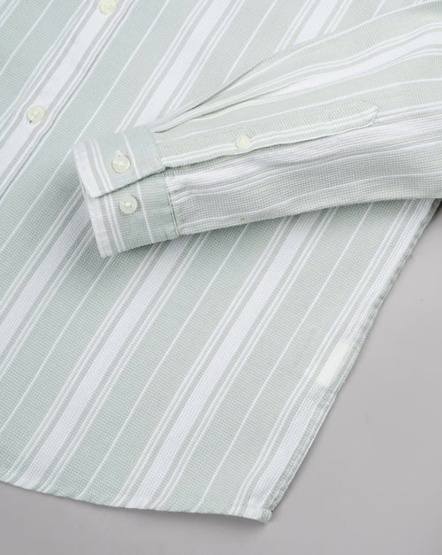 MEN'S REGULAR FIT STRIPES SHIRT