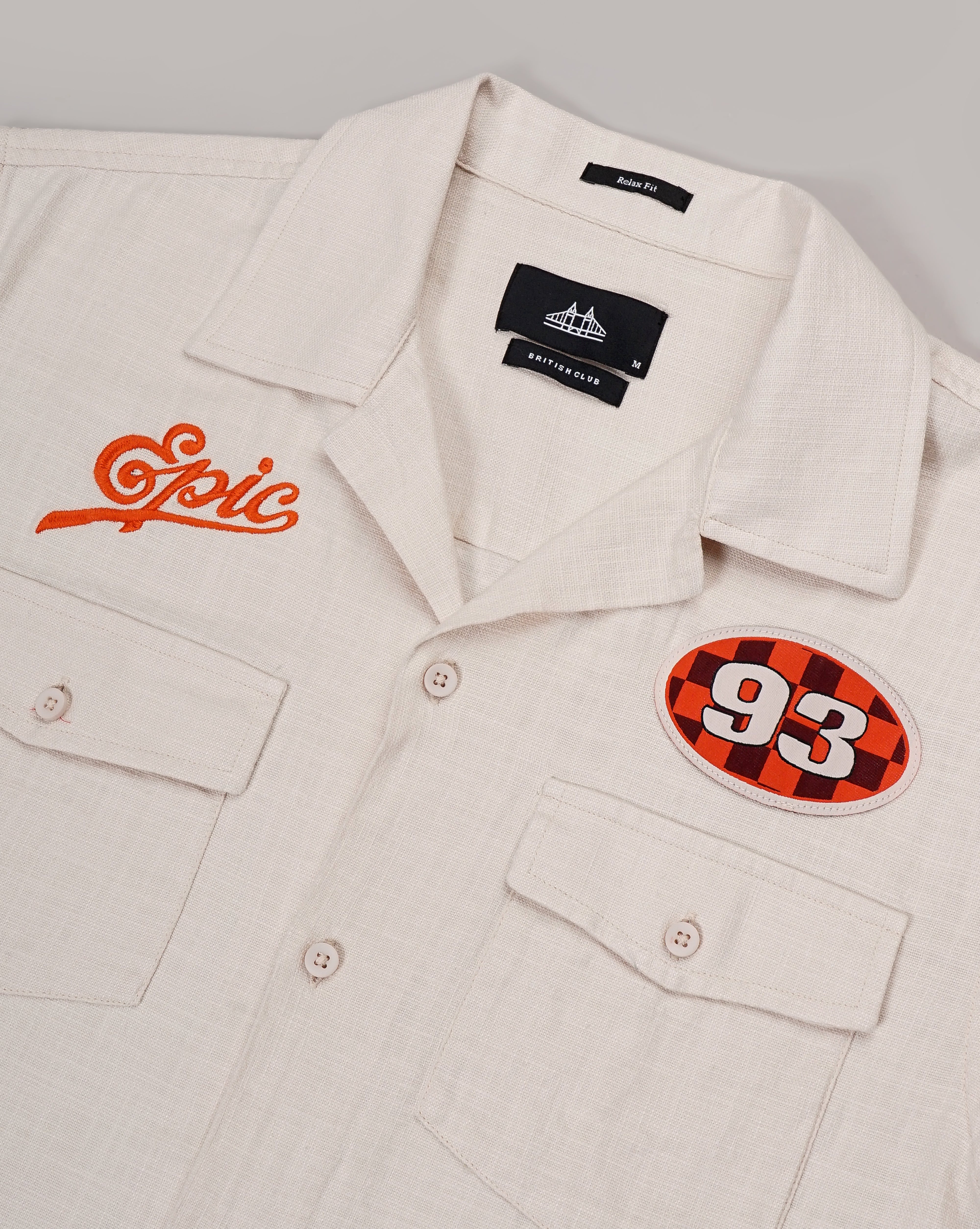 Embroidery Relaxed Fit Shirt