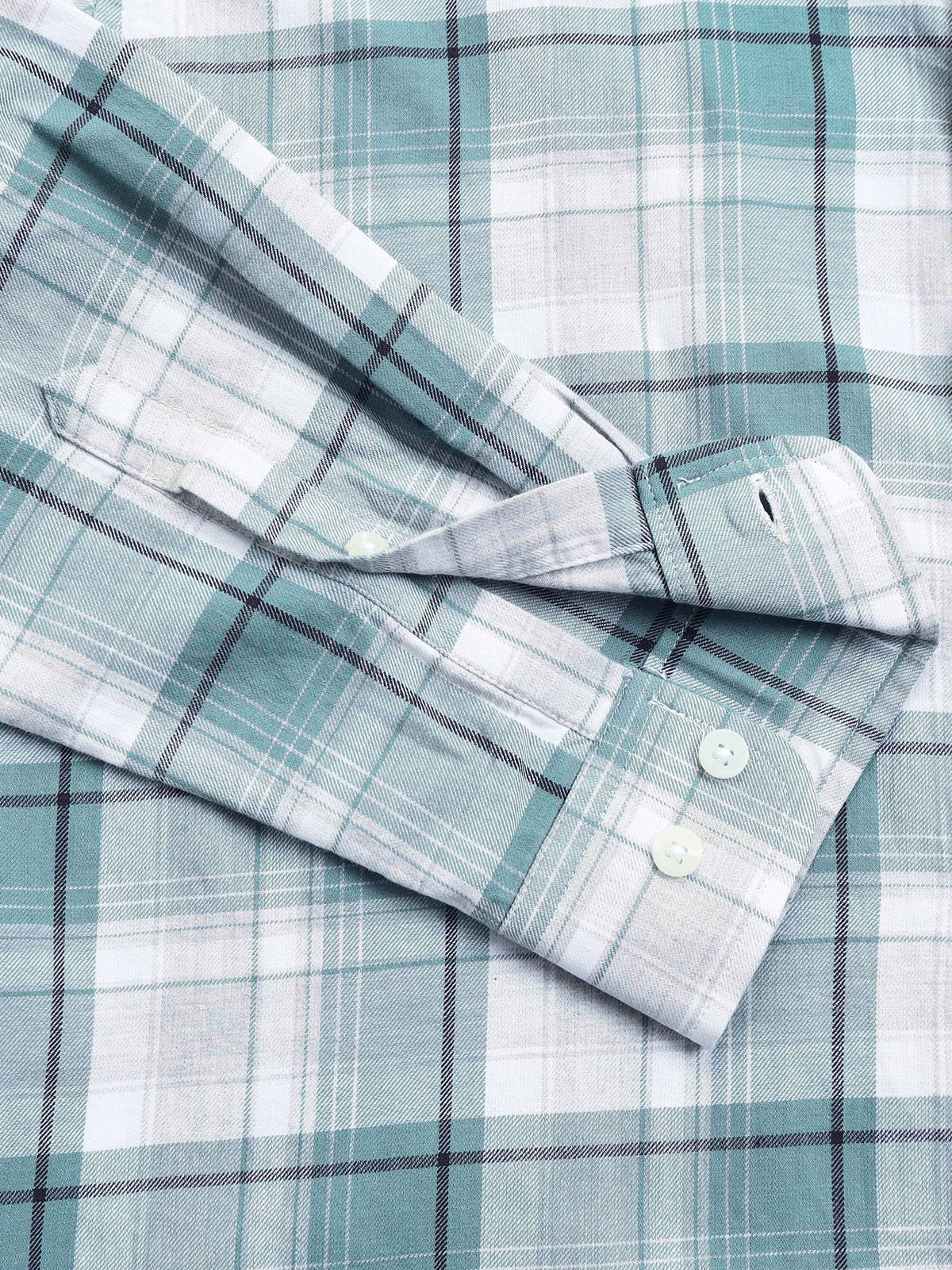 Men's Mellange Twill Checks Shirt