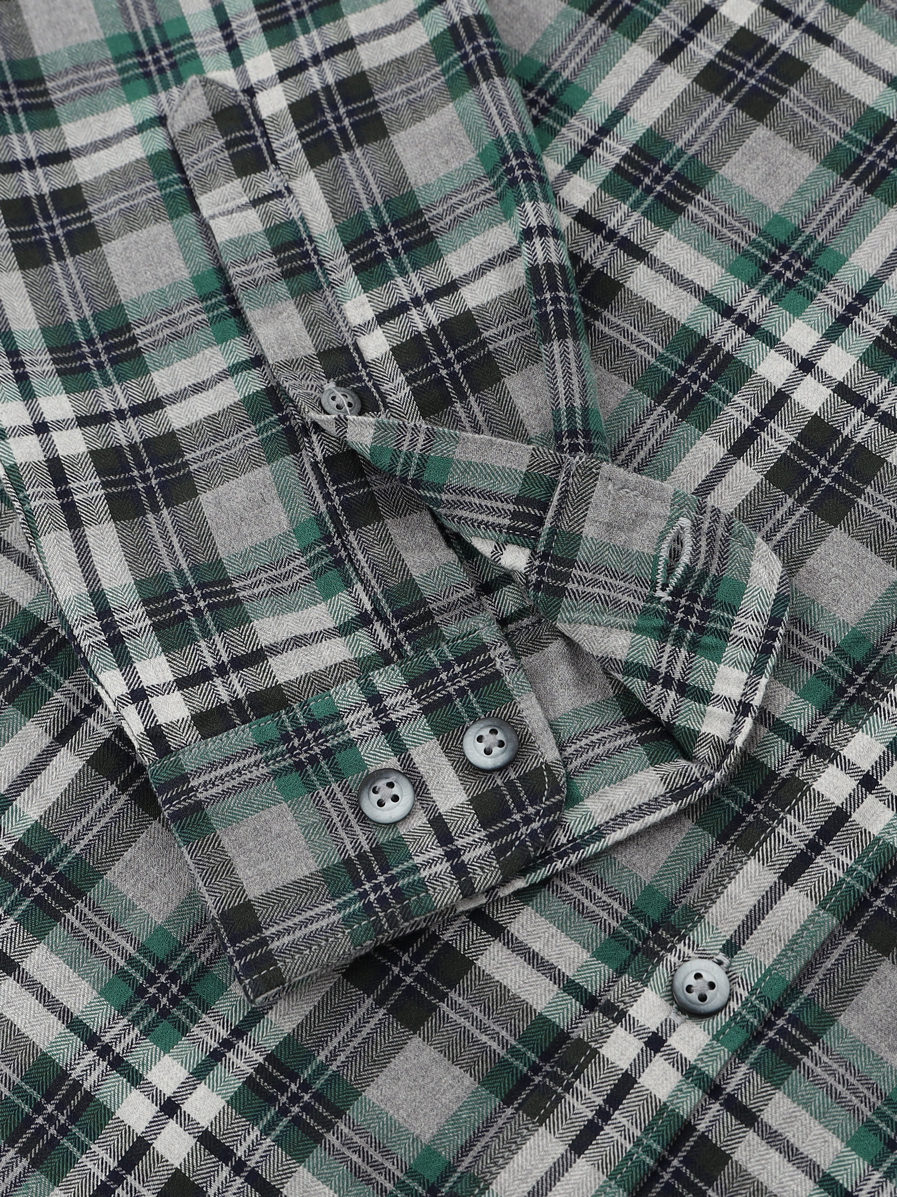 Men Smart Slim Fit Tartan Checks Checked Casual Shirt