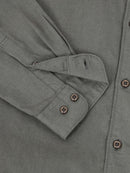 Men Smart Cotton Linen Slim Fit Shirt