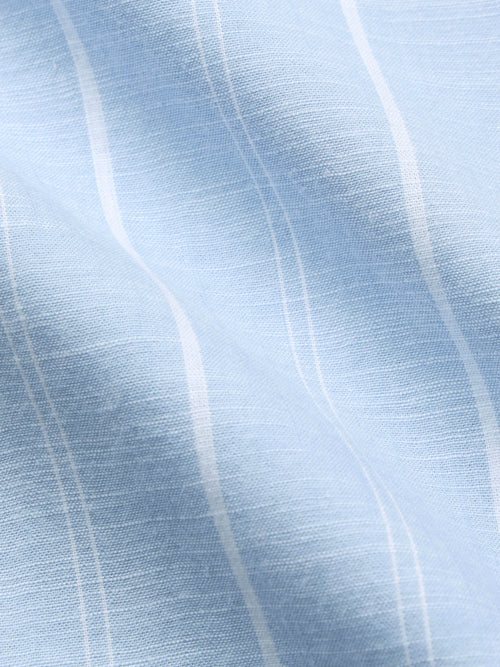 Men's Slim Fit Stripes Cotton Shirt
