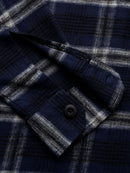 Men Smart Slim Fit Checked Casual Shirt