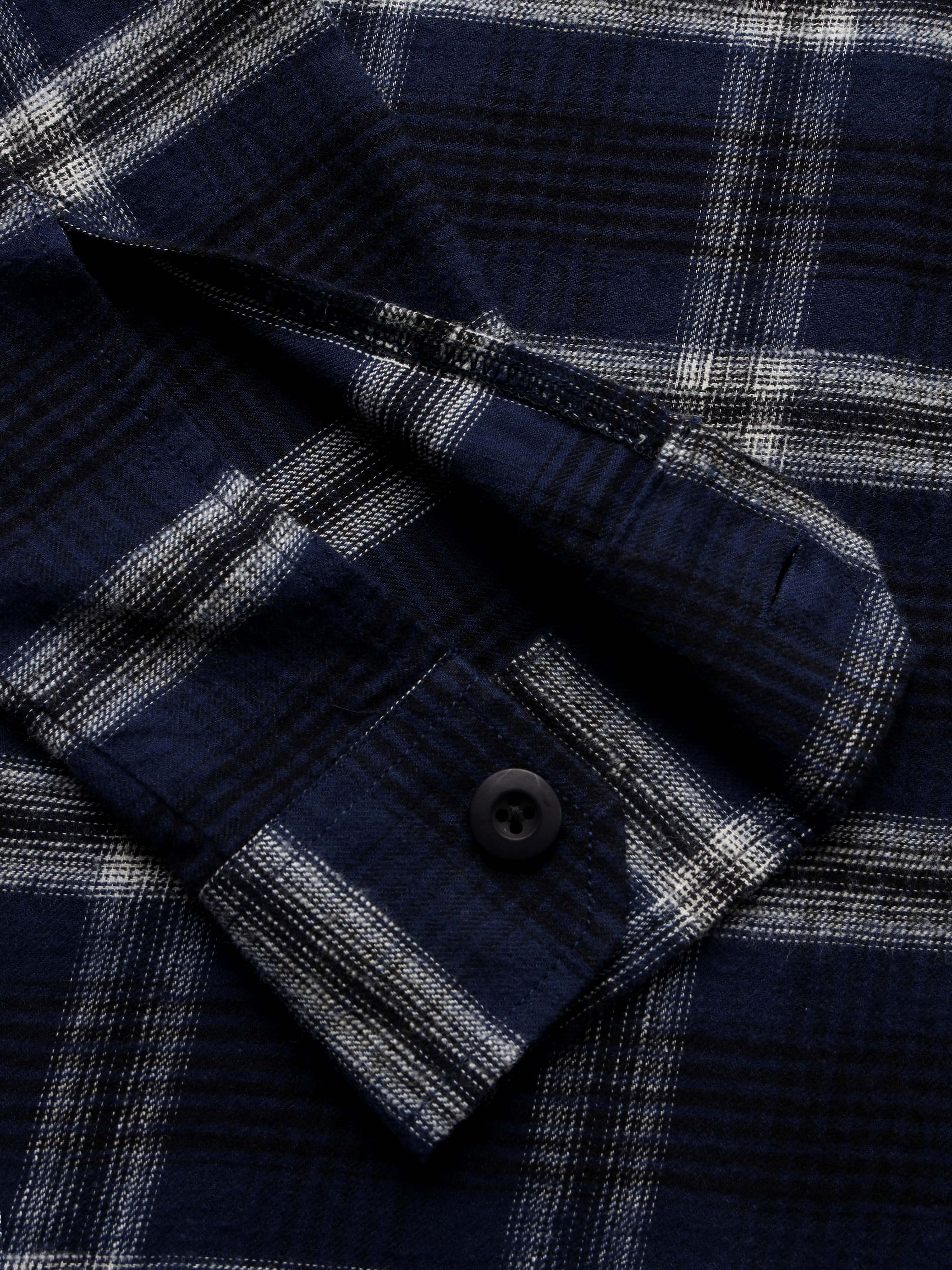 Men Smart Slim Fit Checked Casual Shirt