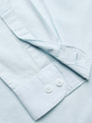 Men's Slub Slim Fit Solid Shirt