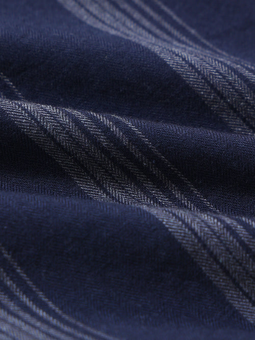 Men's Melange Twill Stripes Shirt